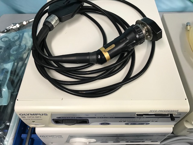 (日本語) 内視鏡外科器械一式 OTV-SP1.OTV-S7H.UHIー2.光学視管、処置具一式